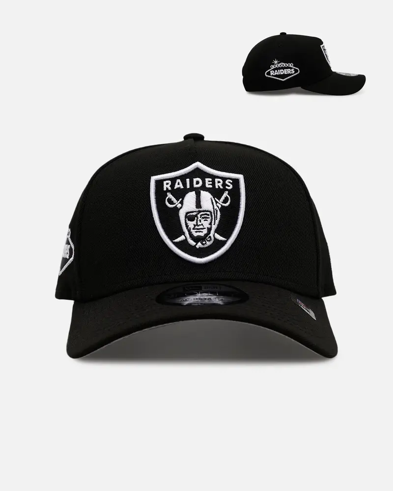 New Era Las Vegas Raiders 'Black And White' 9Forty A-Frame Snapback Black/White 1