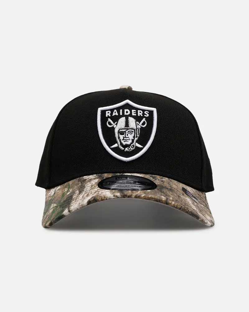 New Era Las Vegas Raiders 'Black Crown Realtree Visor' 9Forty A-Frame Snapback Realtree Edge/Black 1