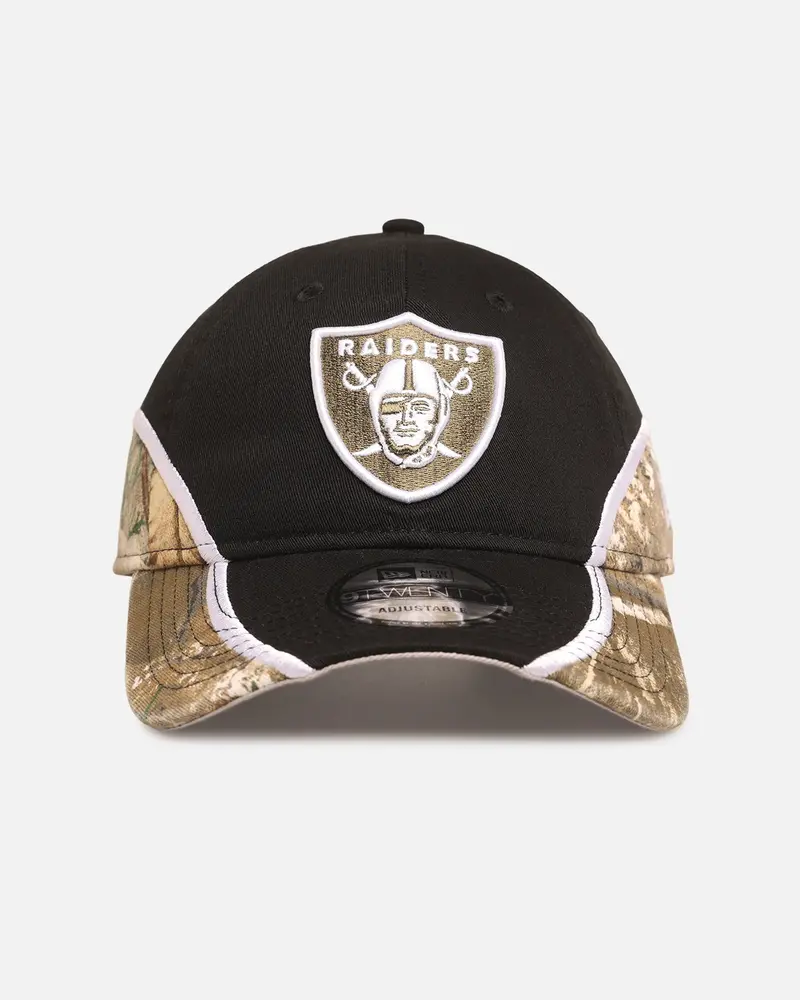 New Era Las Vegas Raiders 'Black Realtree' 9Twenty Strapback Black/Realtree 1