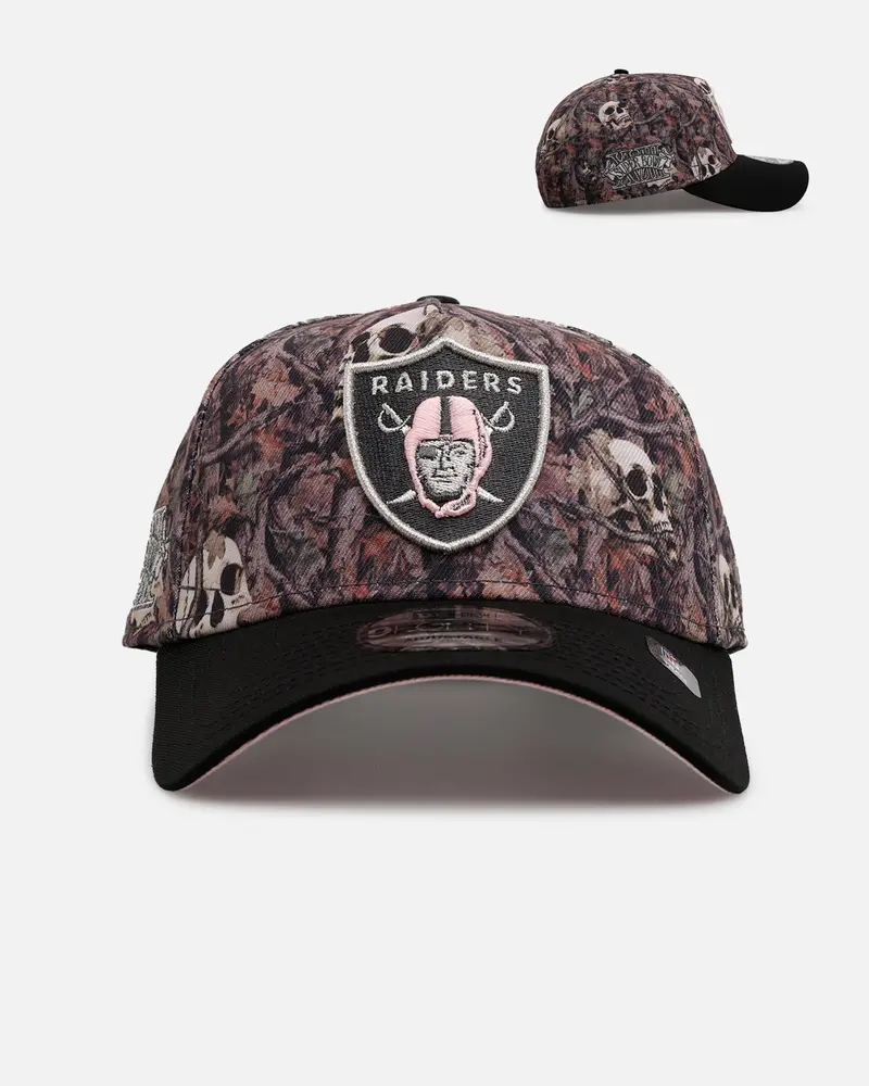New Era Las Vegas Raiders 'Camo Skulls' 9Forty A-Frame Snapback Camo 1