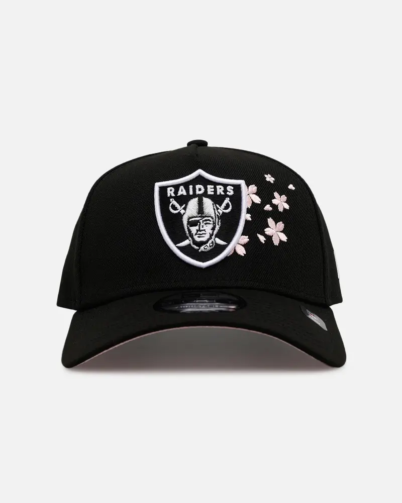 New Era Las Vegas Raiders 'Cherry Blossoms' 9Forty A-Frame Snapback Official Team Color 1