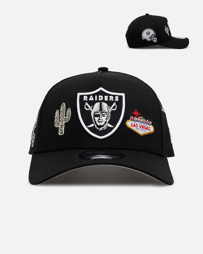 New Era Las Vegas Raiders 'City Icons' 9Forty A-Frame Snapback Black 1