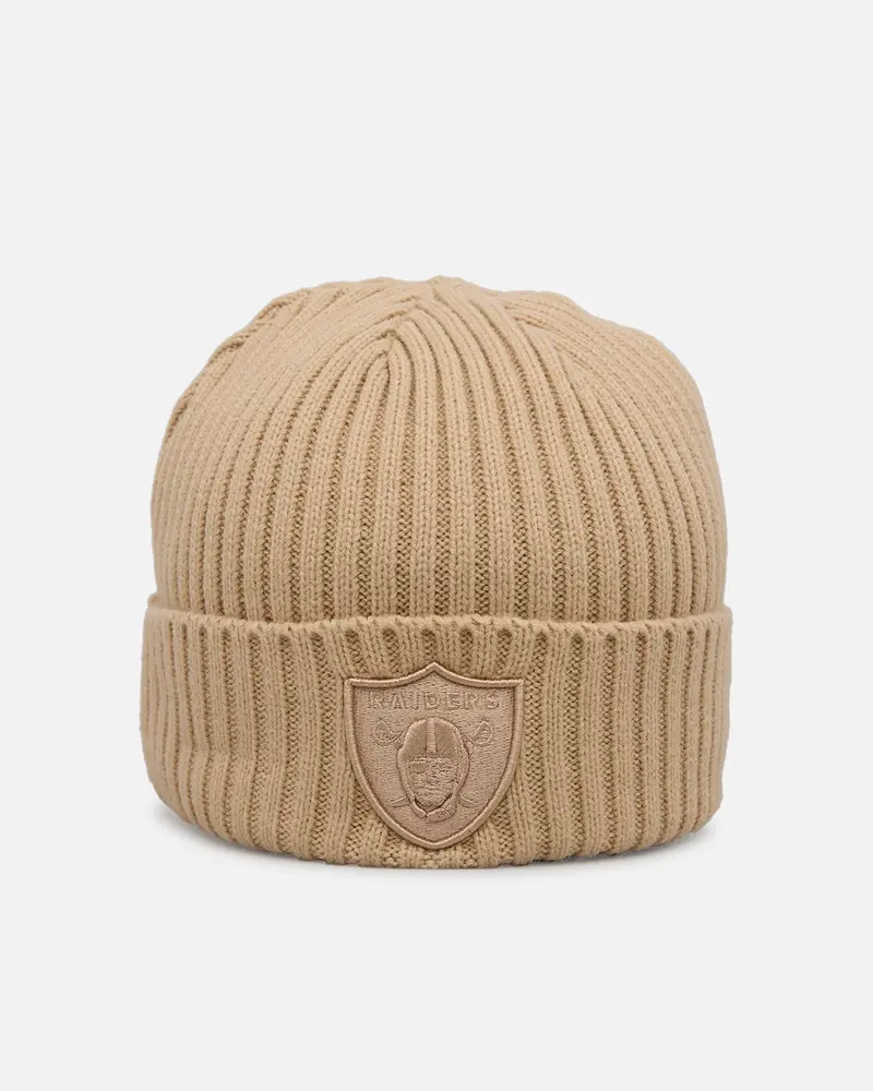 New Era Las Vegas Raiders 'Color Pack' Beanie Tan 1