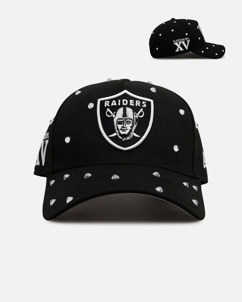New Era Las Vegas Raiders 'Embellishment' 9Forty A-Frame Snapback Black 1