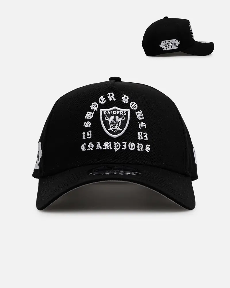 New Era Las Vegas Raiders 'Gothic Arch 2.0' 9Forty A-Frame Snapback Black/White 1