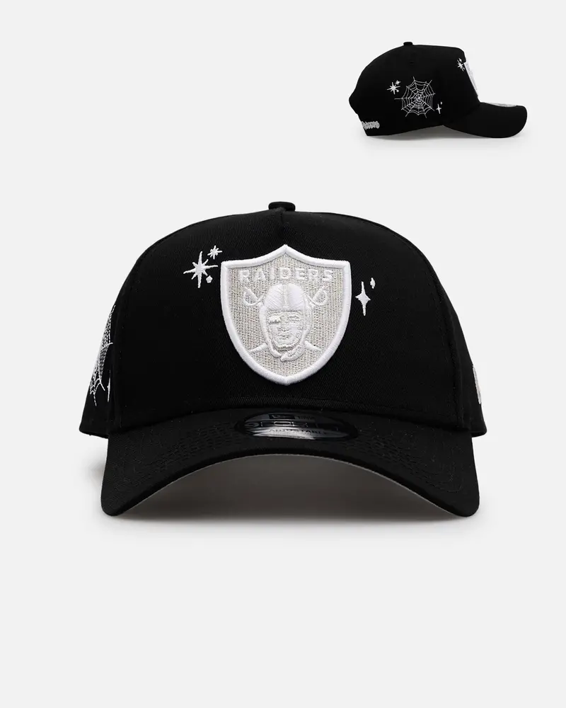 New Era Las Vegas Raiders 'Grit 3.0' 9Forty A-Frame Snapback Black/White 1