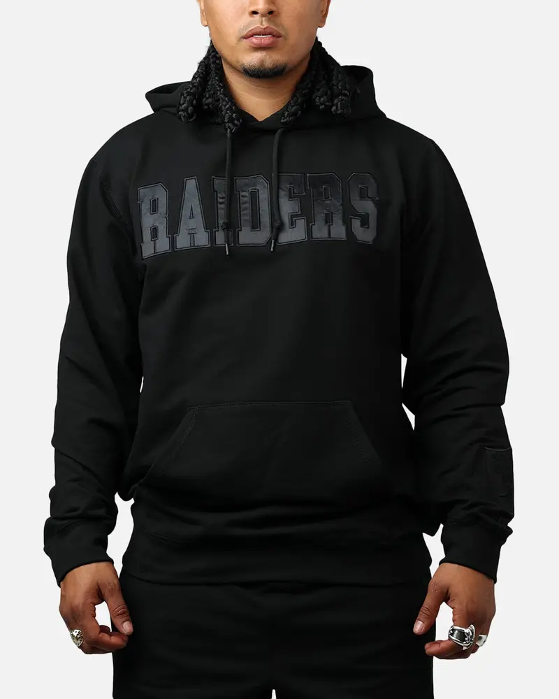 New Era Las Vegas Raiders Logo Select Hoodie Black/Black 1