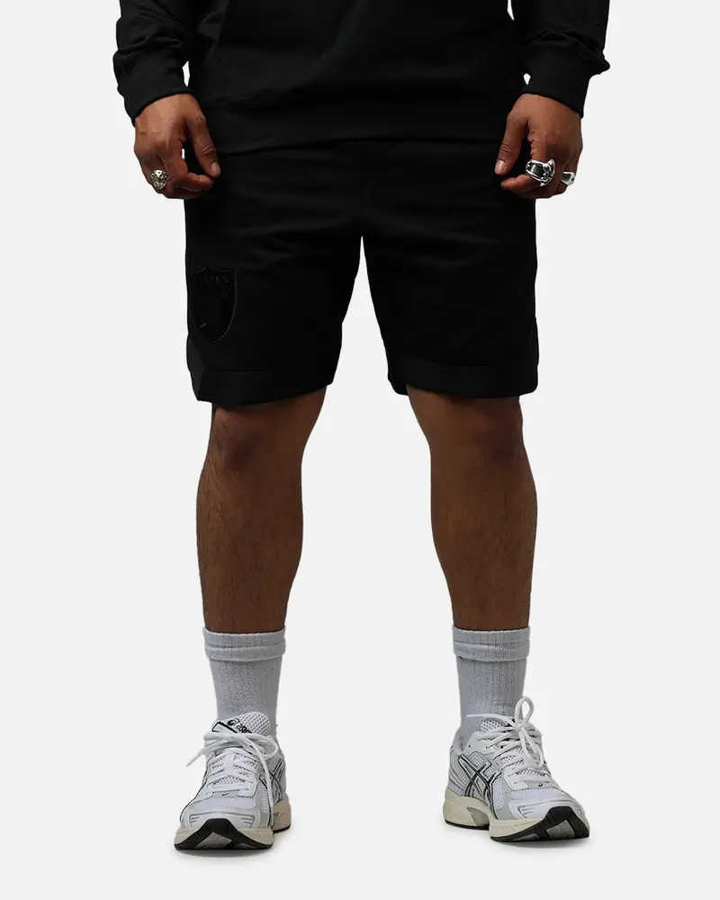 New Era Las Vegas Raiders Logo Select Shorts Black/Black 1