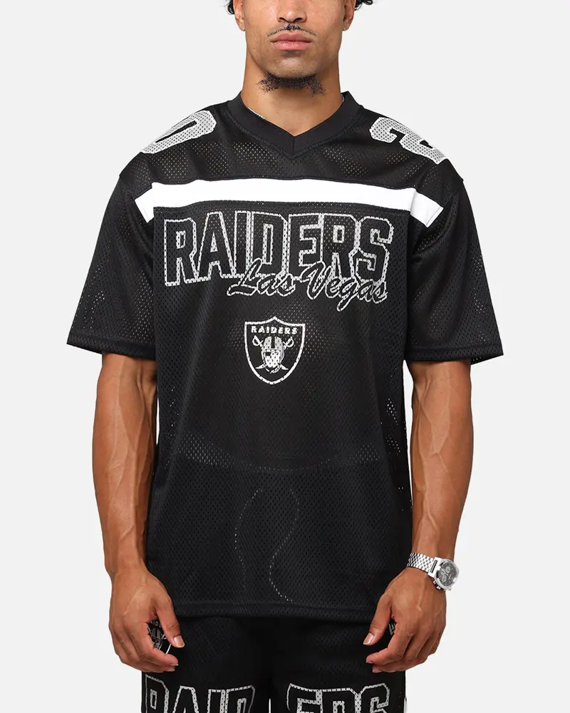New Era Las Vegas Raiders Nfl Mesh Graphic Jersey Black 1