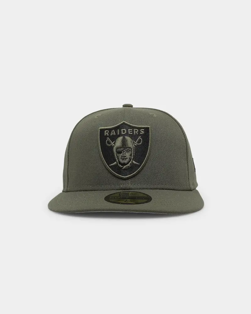 New Era Las Vegas Raiders 'Olive Black' 59Fifty Fitted Olive/Black 1