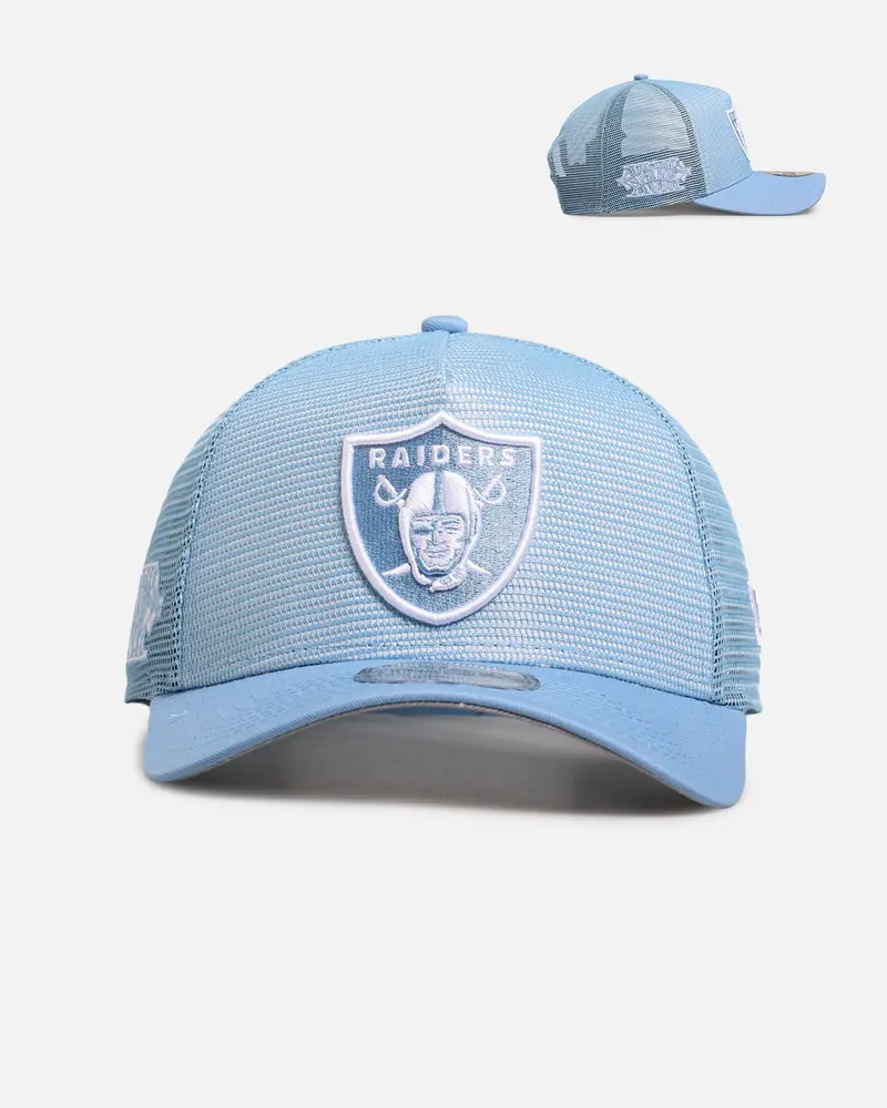 New Era Las Vegas Raiders 'Polychromatic Mesh' 9Forty A-Frame Snapback Sky Blue 1