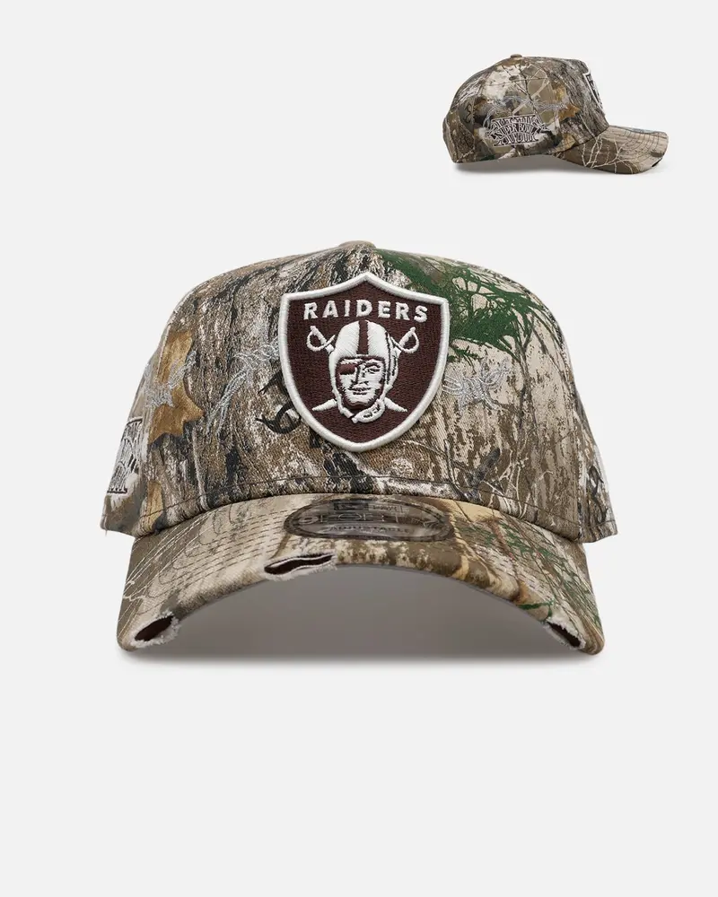 New Era Las Vegas Raiders 'Realtree Grit 3.0' 9Forty A-Frame Snapback Realtree Edge 1