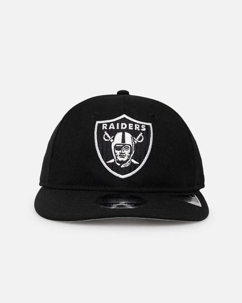 New Era Las Vegas Raiders 'Retro Crown Classic' 9Fifty Retro Crown Strapback Black 1