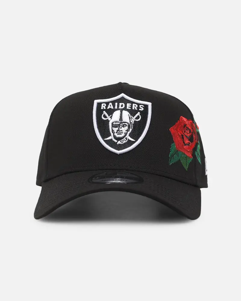 New Era Las Vegas Raiders 'Rose Emblem'  9Forty A-Frame Snapback Black 1
