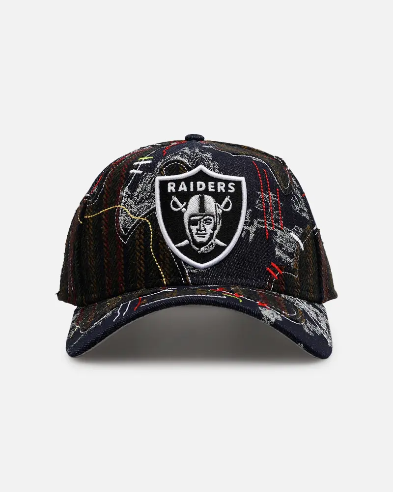 New Era Las Vegas Raiders 'Running Stitch' 9Forty A-Frame Snapback Multi 1