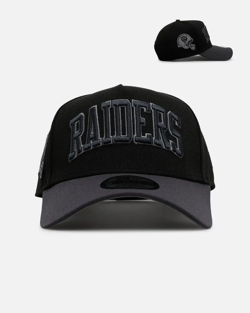 New Era Las Vegas Raiders 'Stealth' 9Forty A-Frame Snapback Black/Charcoal 1