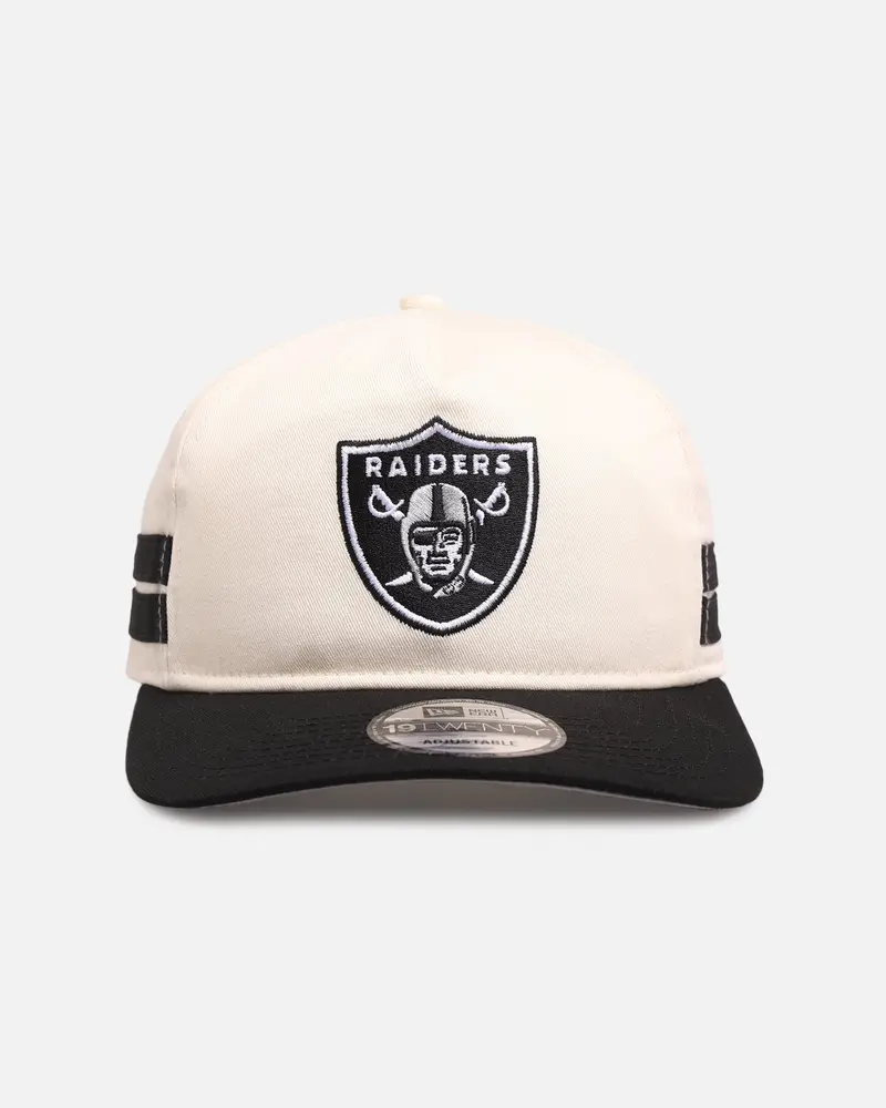 New Era Las Vegas Raiders 'Stripe' 19Twenty Snapback Chrome/Official Team Color 1