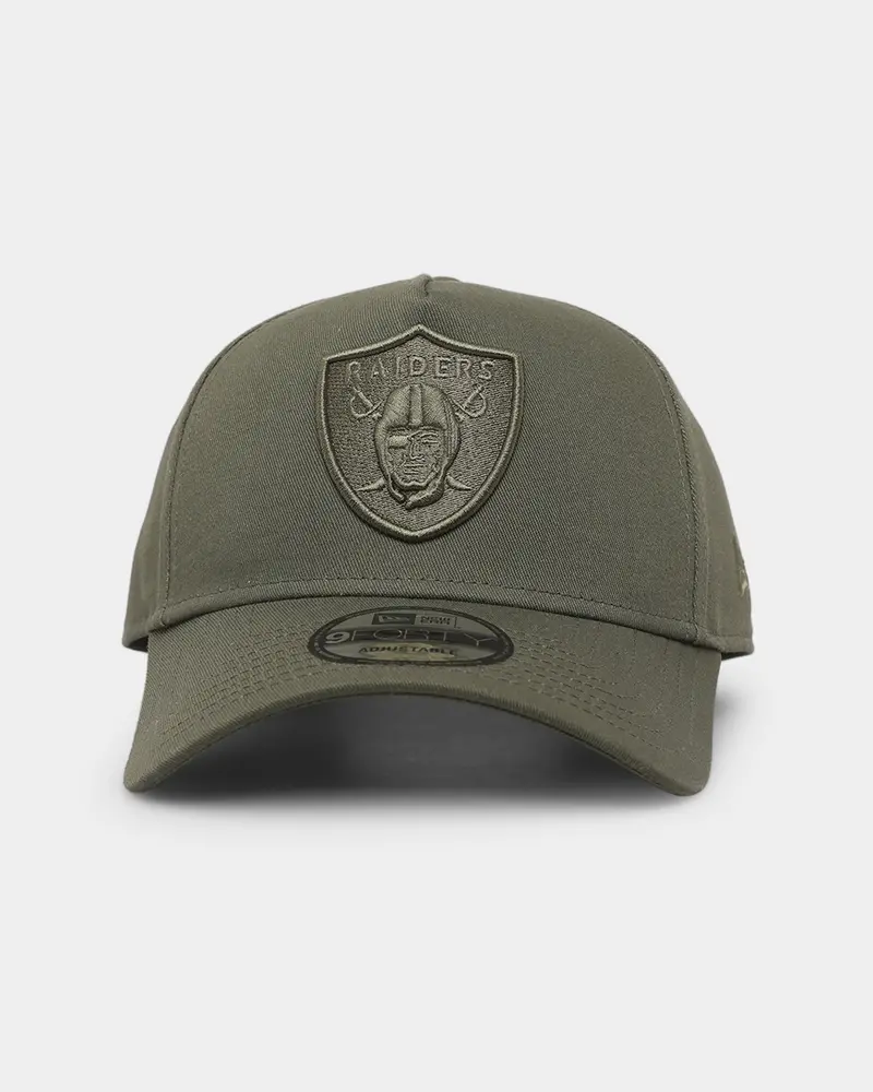 New Era Las Vegas Raiders Tonal 9Forty A-Frame Snapback Olive 1