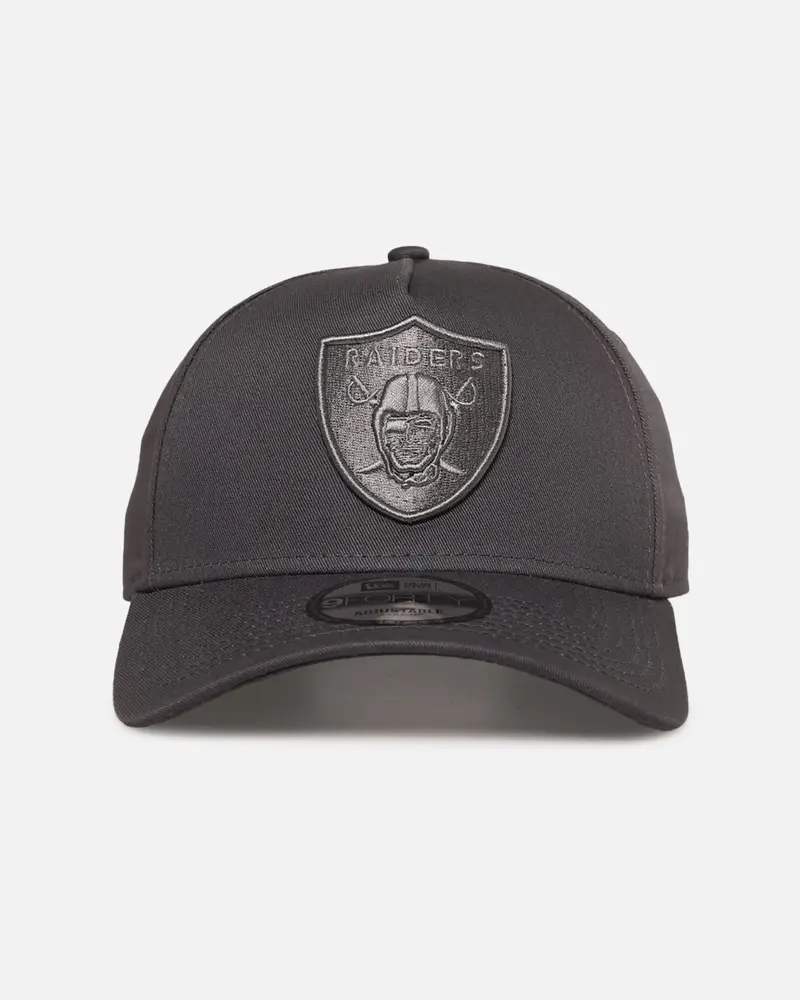 New Era Las Vegas Raiders 'Tonal Graphite' 9Forty A-Frame Snapback Graphite 1