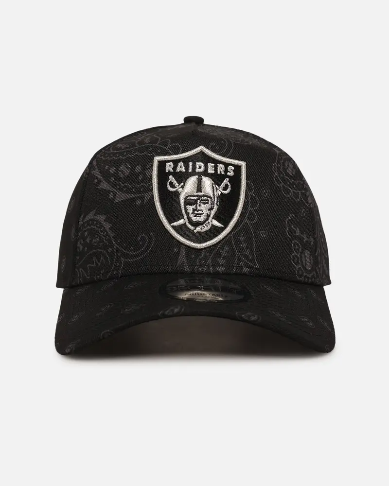 New Era Las Vegas Raiders 'Tonal Paisley' 9Forty A-Frame Snapback Black 1