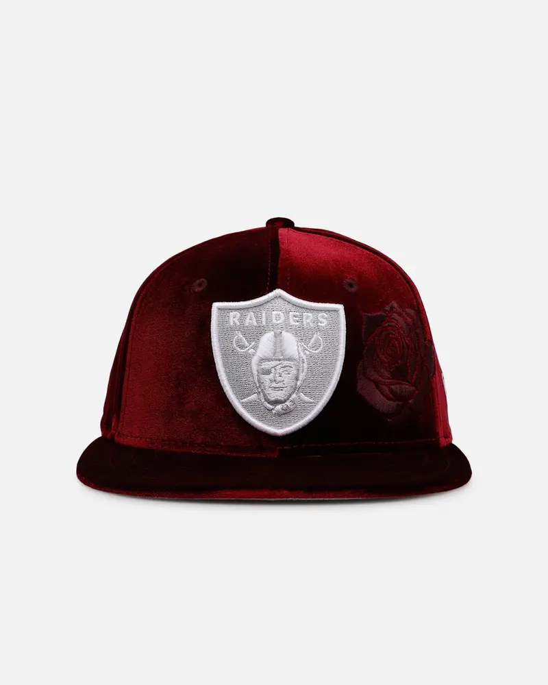 New Era Las Vegas Raiders 'Velvet Roses' 59Fifty Fitted Maroon 1