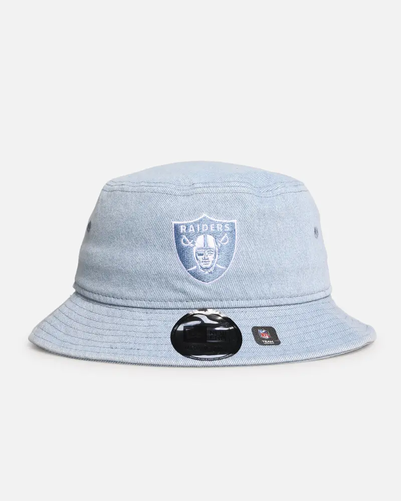 New Era Las Vegas Raiders 'Washed Denim' Bucket Hat Blue Washed Denim 1