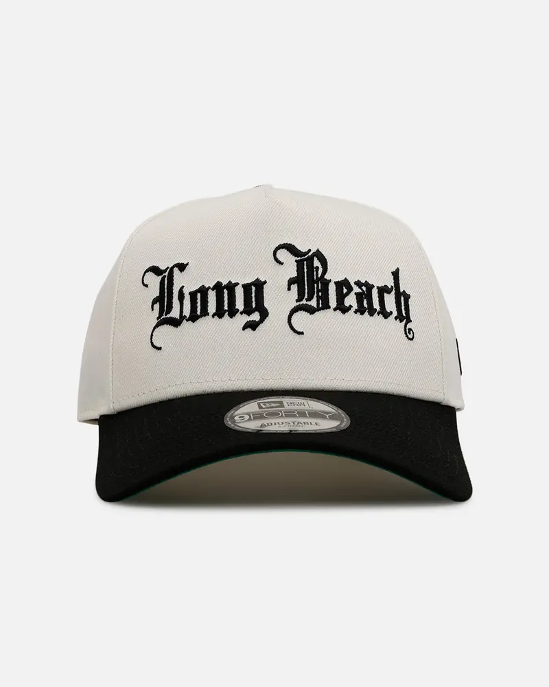 New Era Long Beach 'Homage' 9Forty A-Frame Snapback Chrome/Black 1