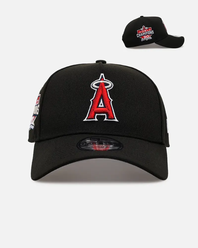 New Era Los Angeles Angels 'Black And Team Color' 9Forty A-Frame Snapback Black/Official Team Color 1