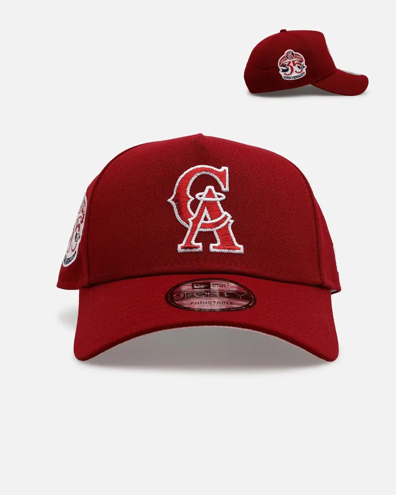 New Era Los Angeles Angels 'Candy Apple' 9Forty A-Frame Snapback Cardinal 1