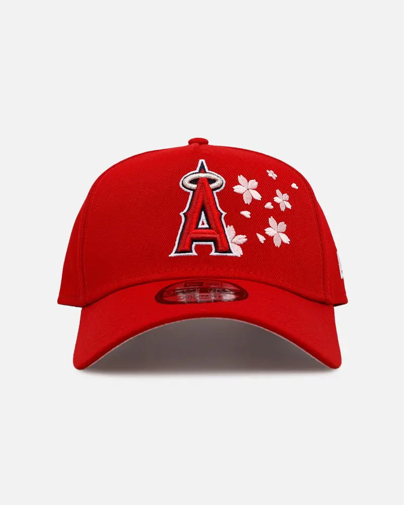 New Era Los Angeles Angels 'Cherry Blossoms' 9Forty A-Frame Snapback Official Team Color 1