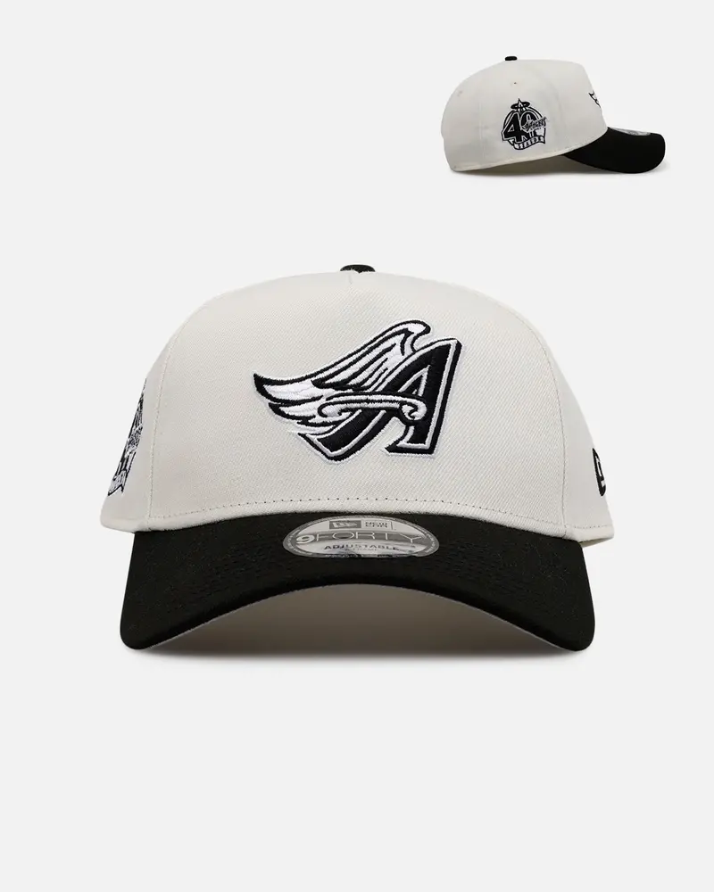 New Era Los Angeles Angels 'Chrome Black' 9Forty A-Frame Snapback Chrome/Black 1