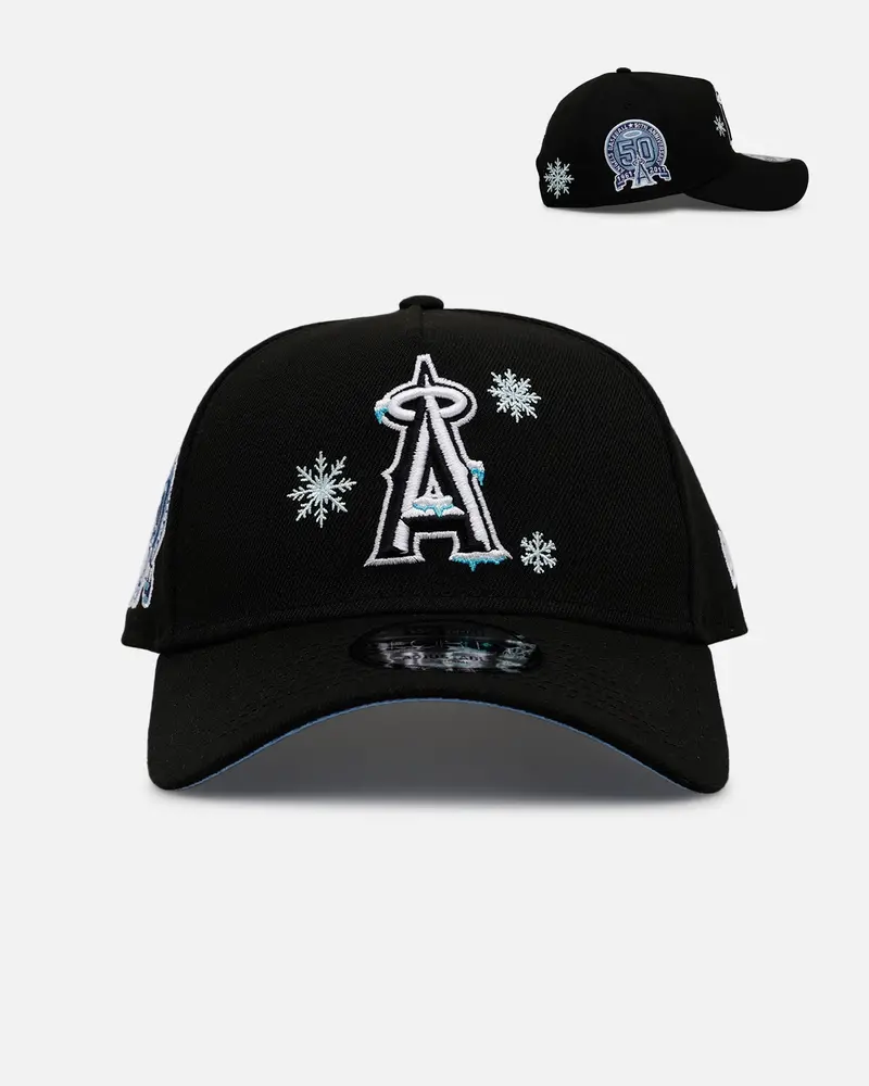 New Era Los Angeles Angels 'Cold As Ice' 9Forty A-Frame Snapback Black 1