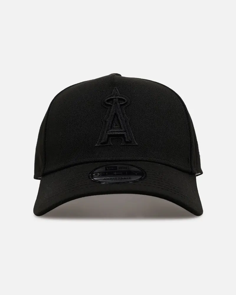 New Era Los Angeles Angels 'Easy Black' 9Forty A-Frame Snapback Black/Black 1
