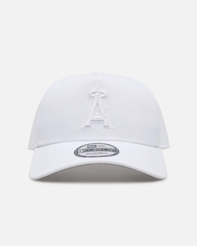 New Era Los Angeles Angels 'Easy White' 9Forty A-Frame Snapback White/White 1