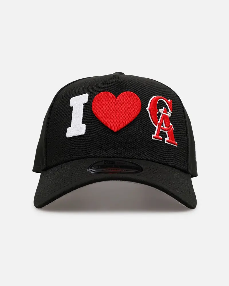 New Era Los Angeles Angels 'Love' 9Forty A-Frame Snapback Black 1