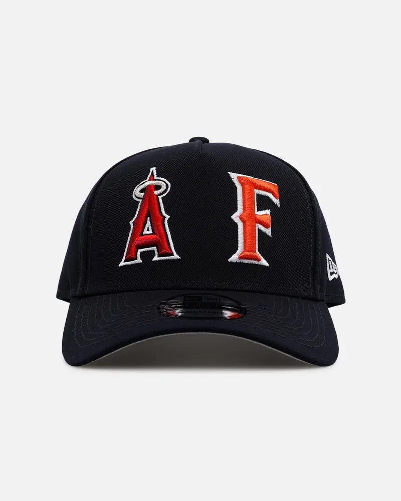 New Era Los Angeles Angels 'Mlb & Ncaa Dual Logo' 9Forty A-Frame Snapback Navy 1