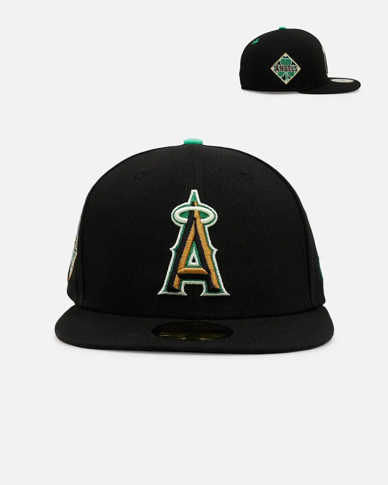 New Era Los Angeles Angels 'St. Patrick's Day' 59Fifty Fitted Black/Green 1
