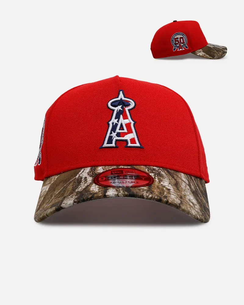 New Era Los Angeles Angels 'Stars And Stripes' 9Forty A-Frame Snapback Red 1