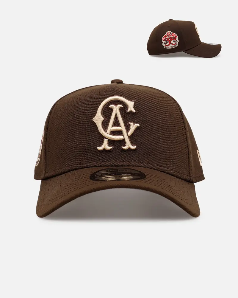 New Era Los Angeles Angels 'Stay Classy' 9Forty A-Frame Snapback Walnut 1