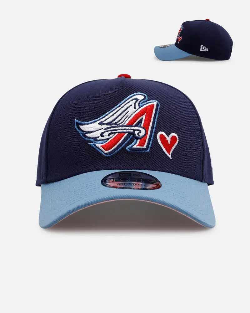New Era Los Angeles Angels 'Team Color Hearts' 9Forty A-Frame Snapback Official Team Color 1