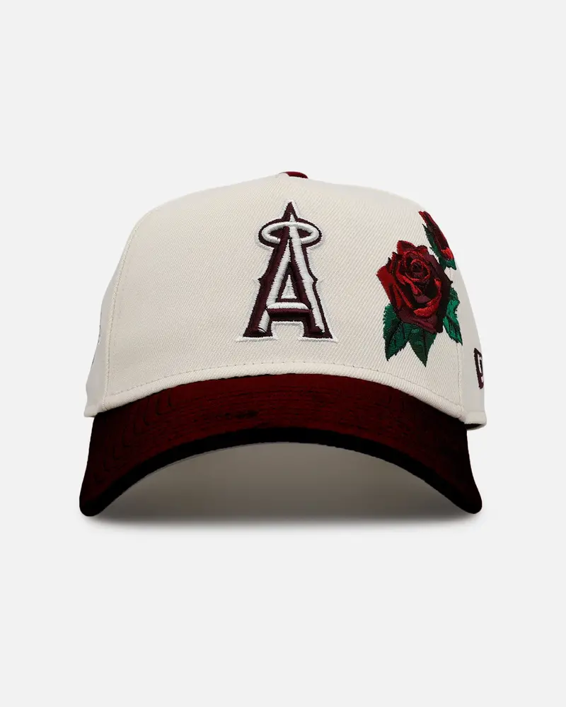 New Era Los Angeles Angels 'Velvet Roses' 9Forty A-Frame Snapback Chrome 1