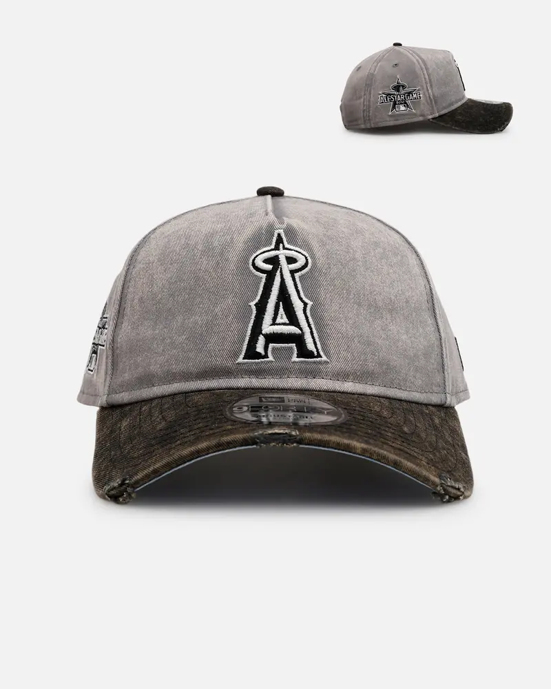 New Era Los Angeles Angels 'Washed Storm Gray' 9Forty A-Frame Snapback Gray 1