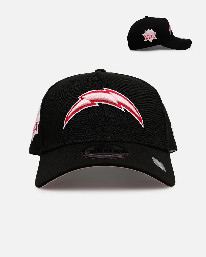New Era Los Angeles Chargers 'Black And Pink' 9Forty A-Frame Snapback Black/Pink 1