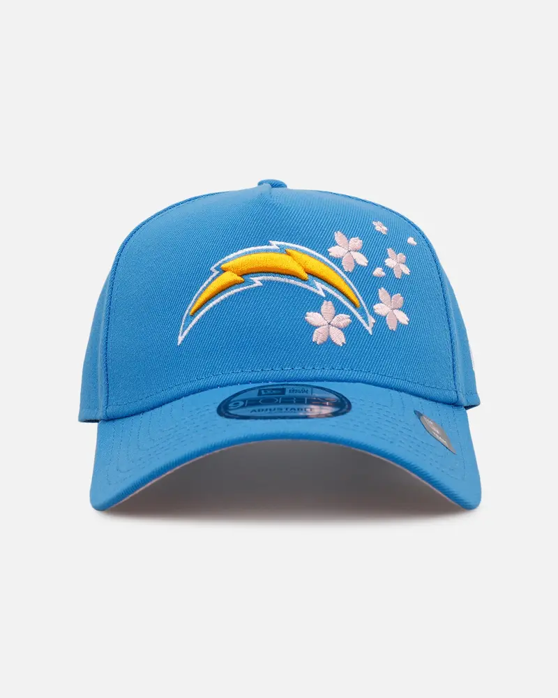 New Era Los Angeles Chargers 'Cherry Blossoms' 9Forty A-Frame Snapback Official Team Color 1