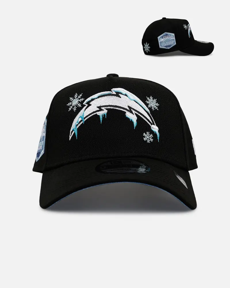 New Era Los Angeles Chargers 'Cold As Ice' 9Forty A-Frame Snapback Black 1