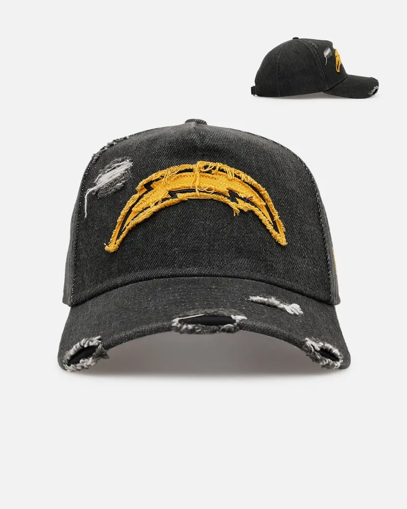 New Era Los Angeles Chargers 'Denim 2.0' 9Forty A-Frame Strapback Black 1