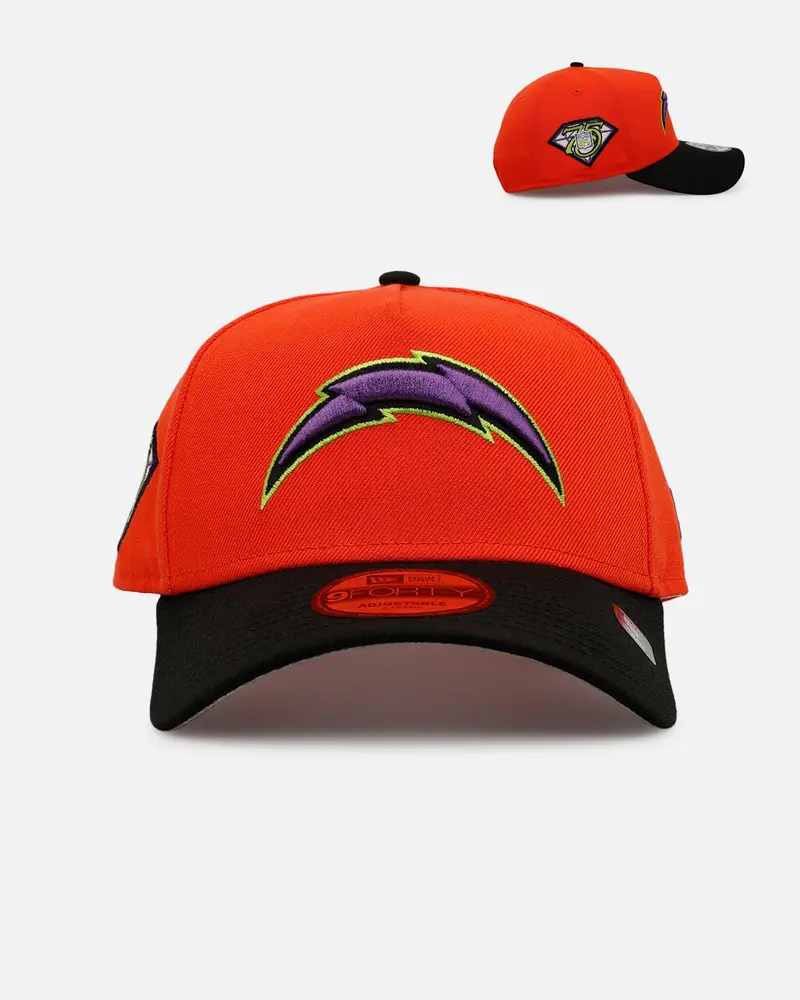 New Era Los Angeles Chargers 'Halloween' 9Forty A-Frame Snapback Orange/Black 1