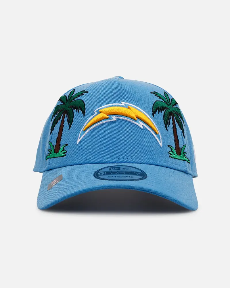 New Era Los Angeles Chargers 'Palm Trees' 9Forty A-Frame Snapback Official Team Color 1