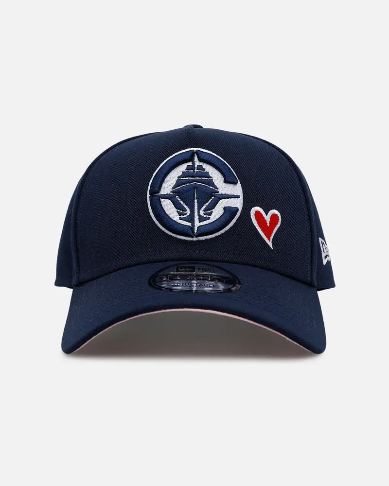 New Era Los Angeles Clippers 'Team Color Hearts' 9Forty A-Frame Snapback Official Team Color 1