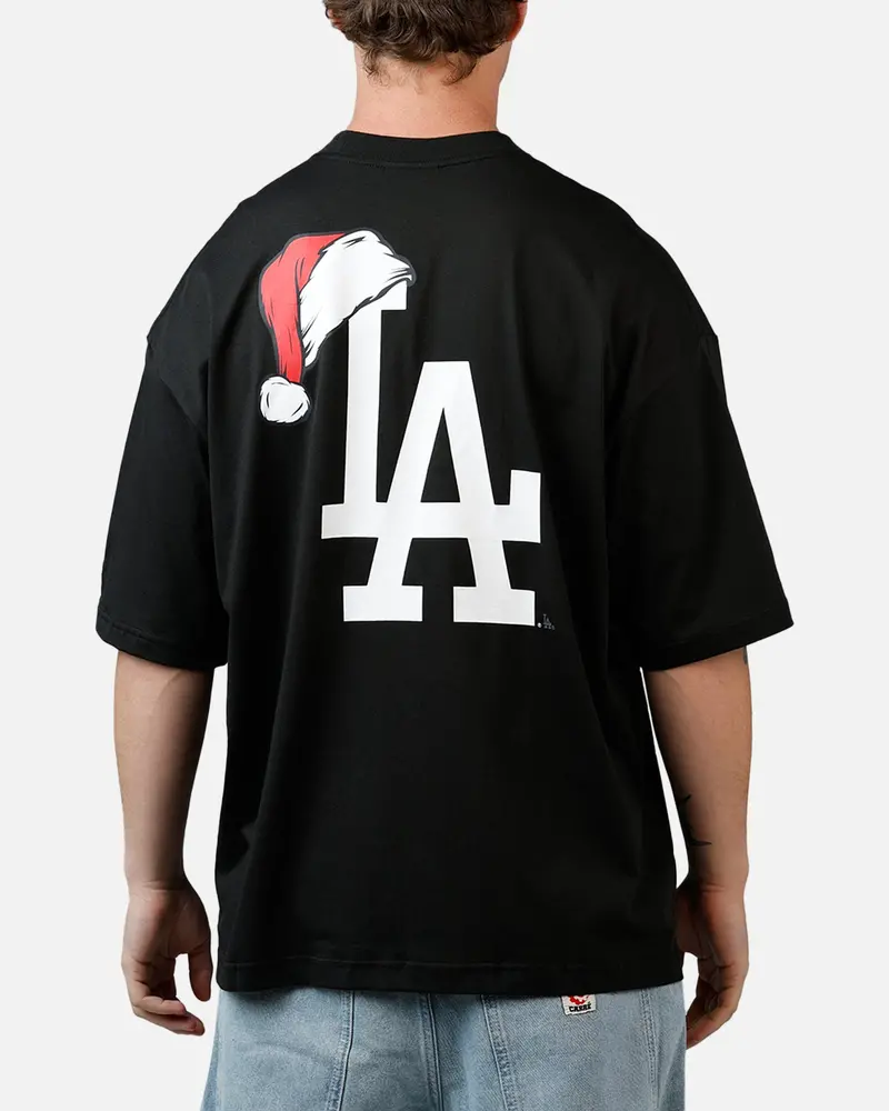 New Era Los Angeles Dodgers 'All I Want For Christmas' Santa T-Shirt Black 1
